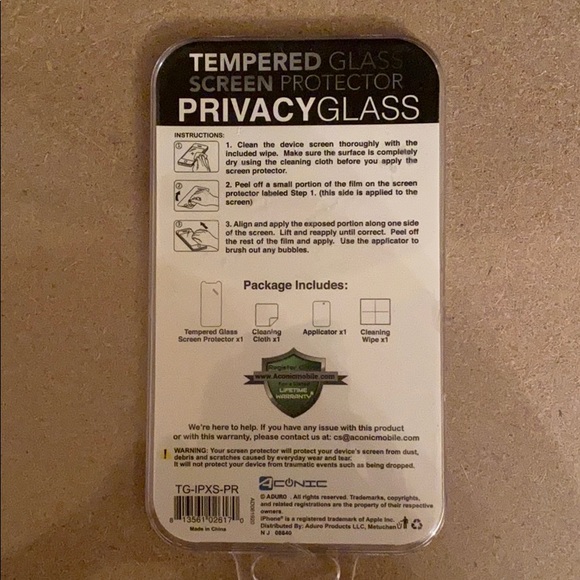 ✨NEW Tempered Privacy Glass Screen Protector - Picture 2 of 3